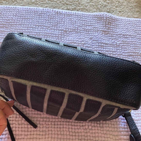 MICHAEL Michael Kors Striped Leather and Denim Crossbody - Picture 6 of 8